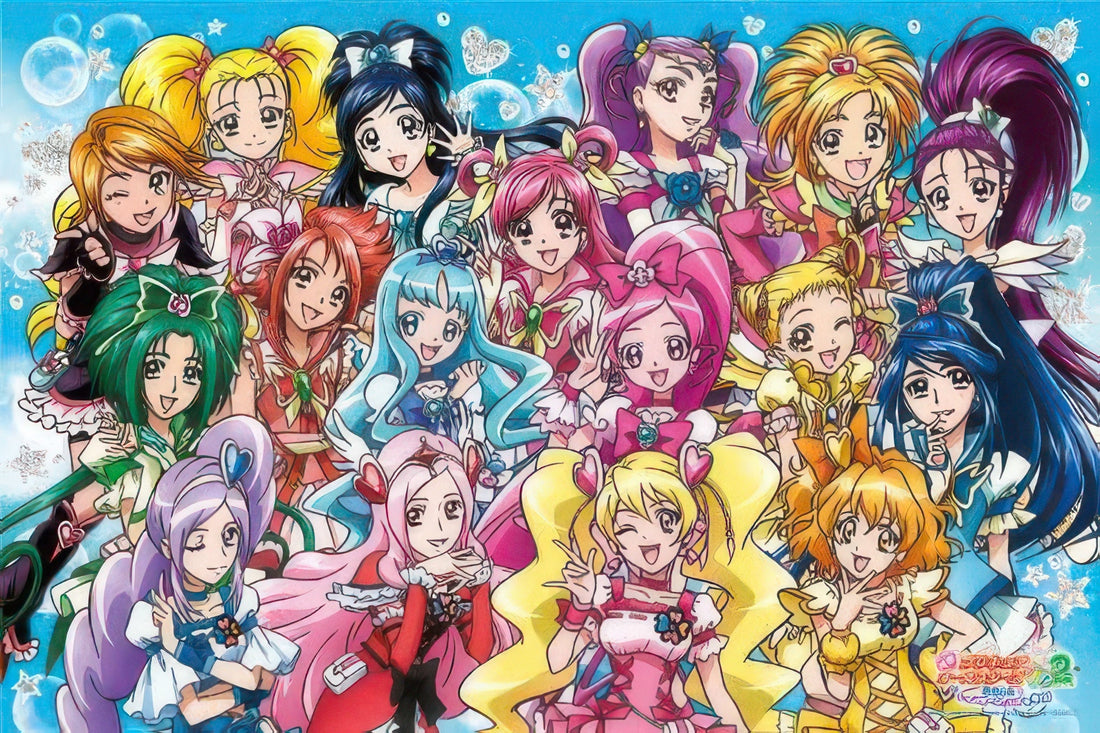 ensky-500-l113-pretty-cure-all-stars-f-500-pieces-jigsaw-puzzle