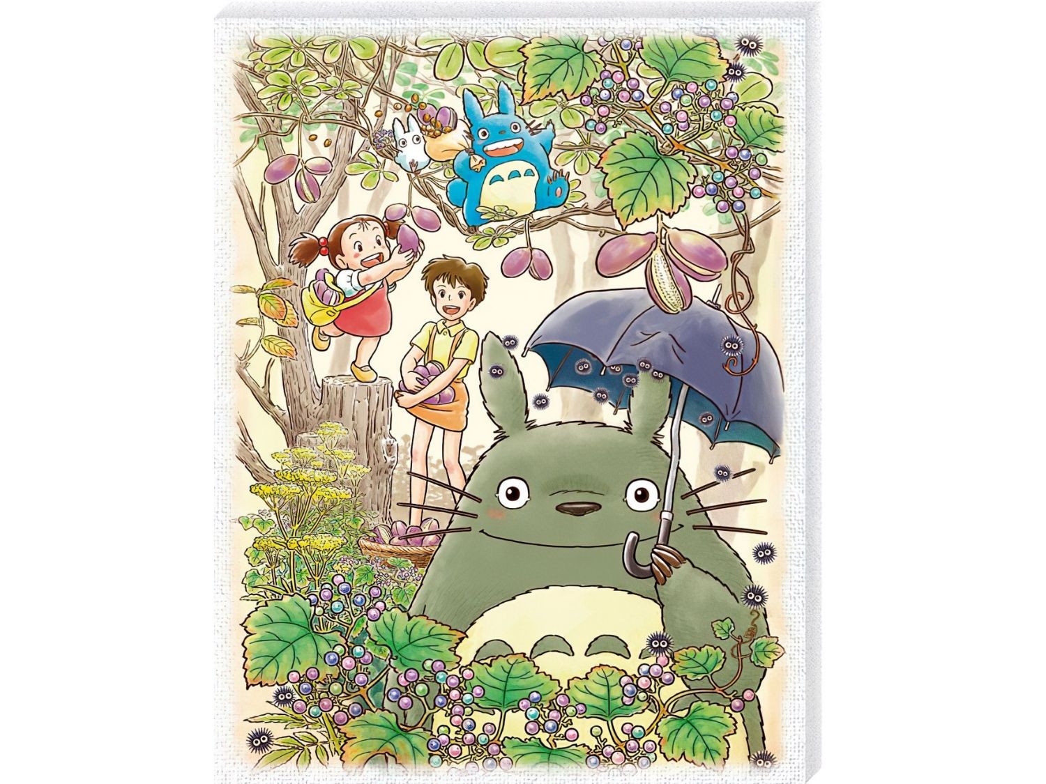 Ensky â€¢ My Neighbor Totoro â€¢ We've Gathered Lots!ã€€366 PCSã€€Canvas Puzzle