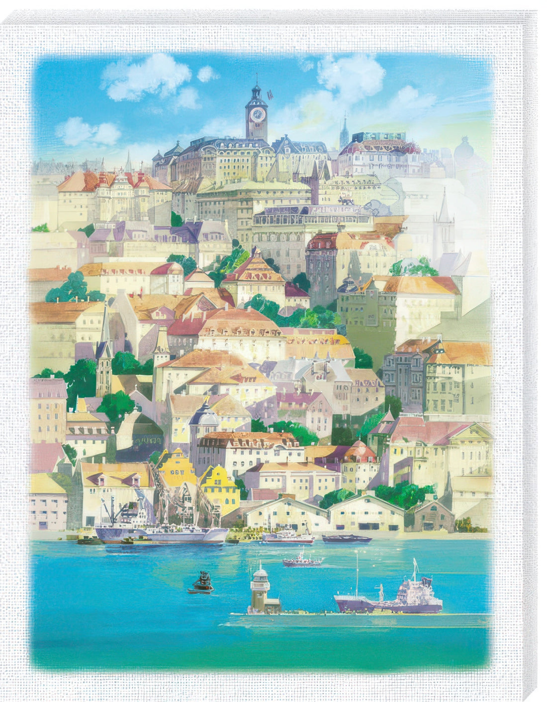 ensky-atb-14-kiki-s-delivery-service-town-floating-on-the-sea-366-pieces-plastic-jigsaw-puzzle