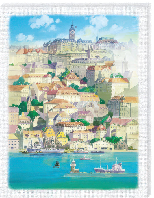 Ensky ATB-14　Kiki's Delivery Service • Town Floating on the Sea　366 Pieces Plastic Jigsaw Puzzle