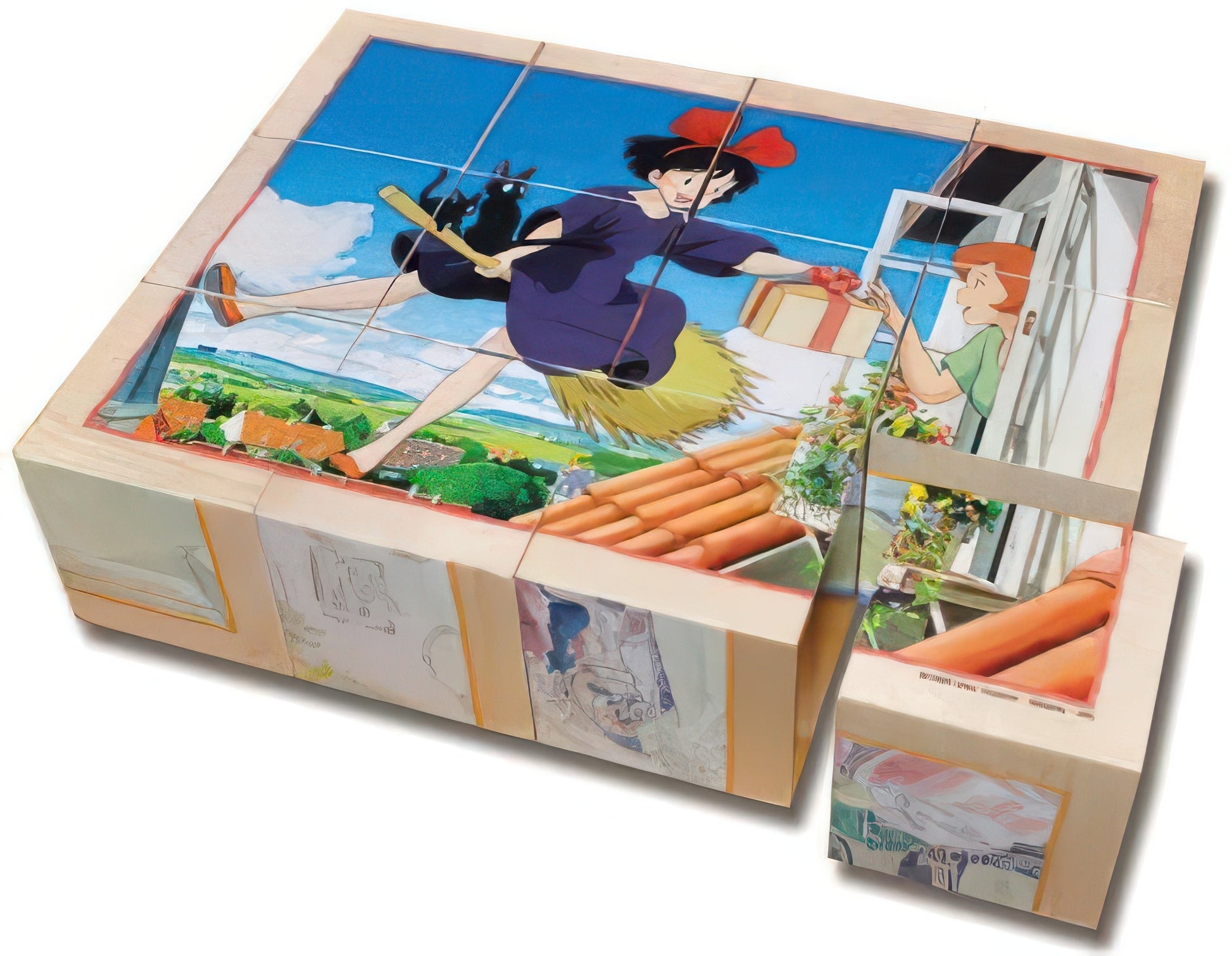 ensky-cubepuzzle-kiki-s-delivery-service-12-pieces-3d-puzzle