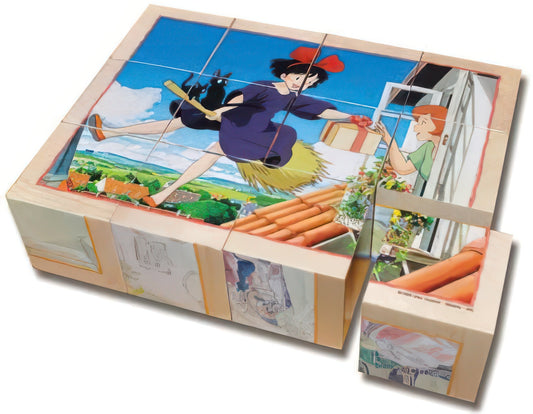 Ensky CUBEPUZZLE　Kiki's Delivery Service　12 Pieces 3D Puzzle