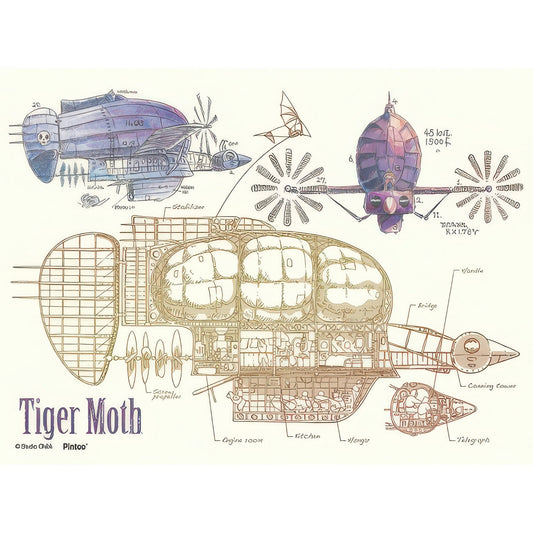 Ensky MA-06　My Neighbor Totoro • Tiger Moth　150 Pieces Plastic Jigsaw Puzzle