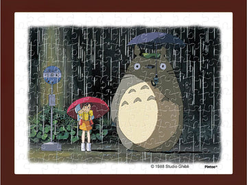 Ensky • My Neighbor Totoro • Rainy Bus Stop　150 PCS　Plastic Jigsaw Puzzle