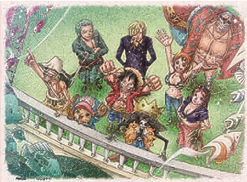 ensky-ma-29-departure-for-fish-man-island!!-150-pieces-puzzle-+-frame-set