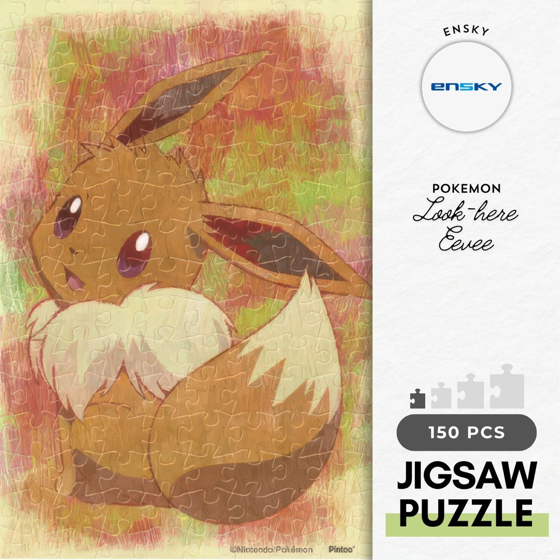 ensky-ma-36-pokemon-look-here-eevee-150-pieces-plastic-jigsaw-puzzle