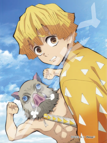 ensky-ma-50-zenitsu-and-inosuke-150-pieces-puzzle-+-frame-set