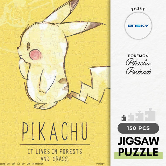 Ensky MA-57　Pokemon • Pikachu Portrait　150 Pieces Plastic Jigsaw Puzzle