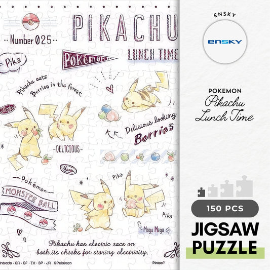 Ensky MA-58　Pokemon • Pikachu Lunch Time　150 Pieces Plastic Jigsaw Puzzle