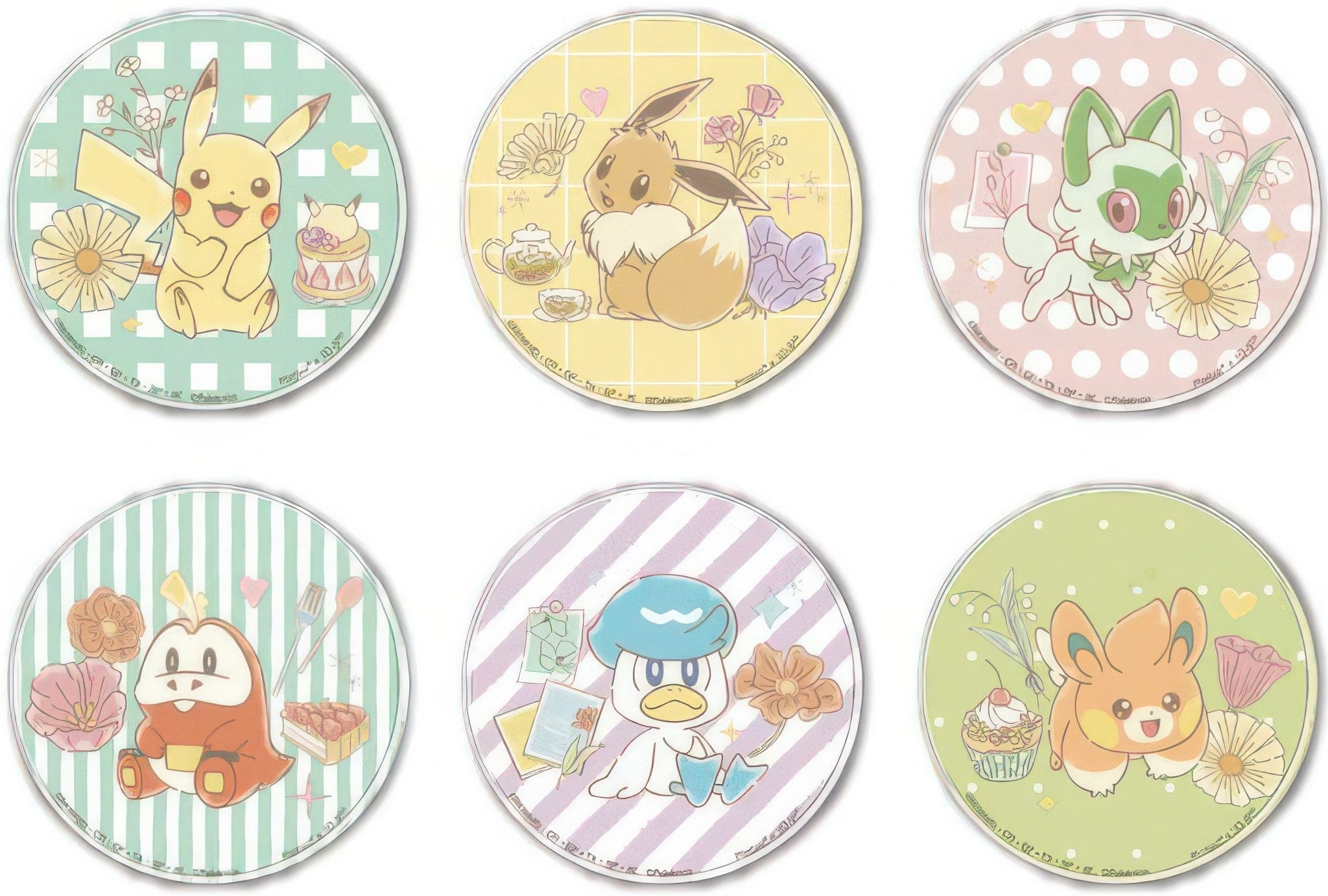 ensky-pcl-05-[pokemon]-flower-cafe-pachit-badge-collection-(assortment-set)-(1box)-16-multipack-12-pin-badge-puzzle