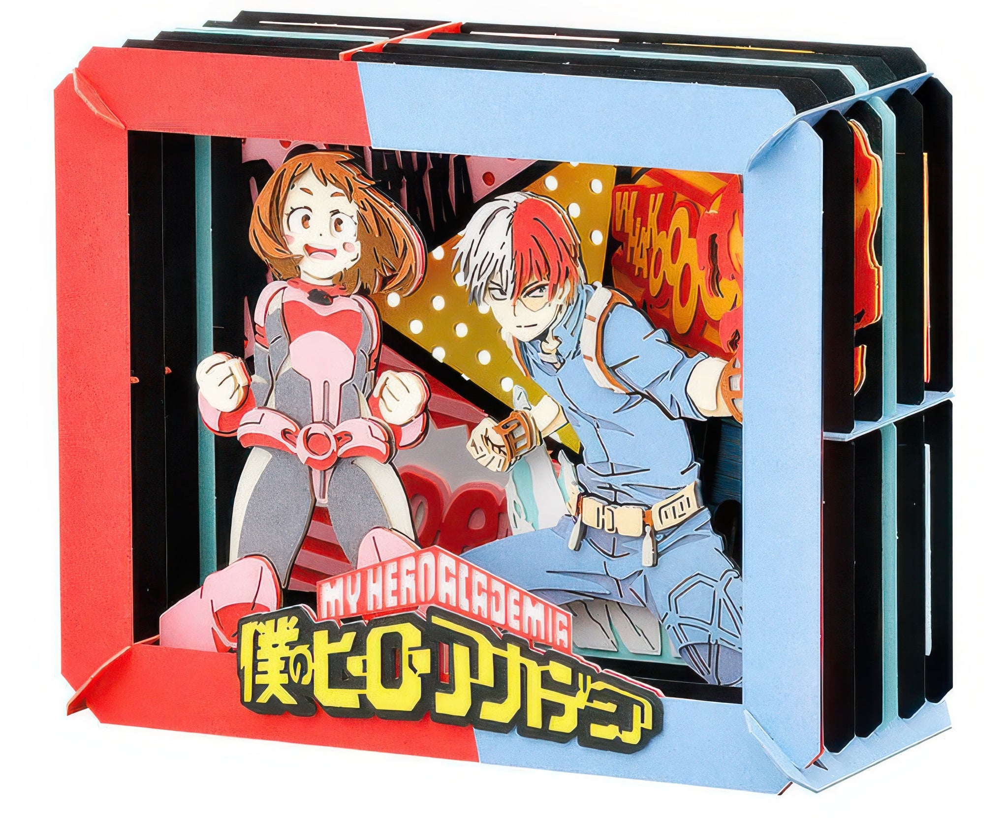 ensky-pt-161-ochaco-uraraka-&-shoto-todoroki-paper-craft