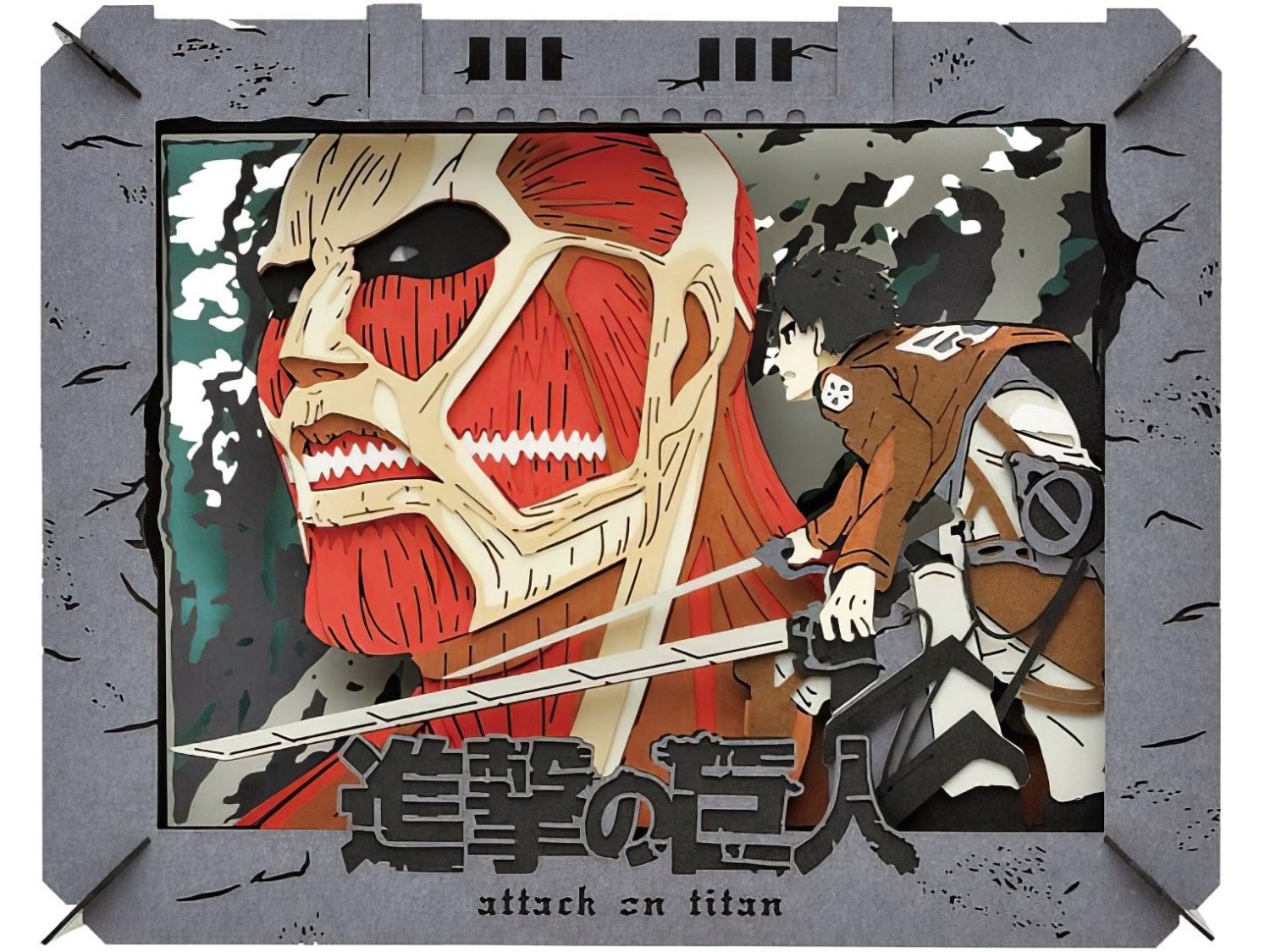 Ensky â€¢ Attack on Titan â€¢ Super-sized Titansã€€Paper Theater