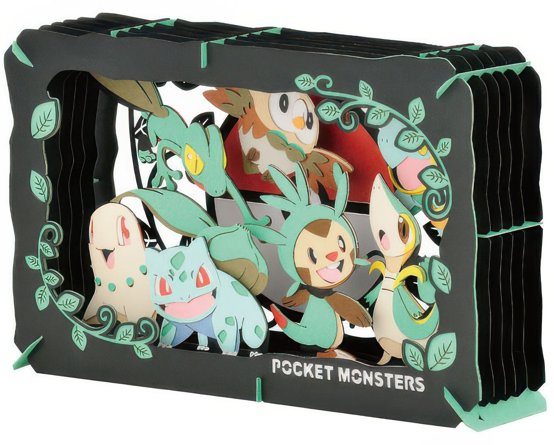 ensky-pt-l06-pokemon-paper-theater-large-grass-type-crafts