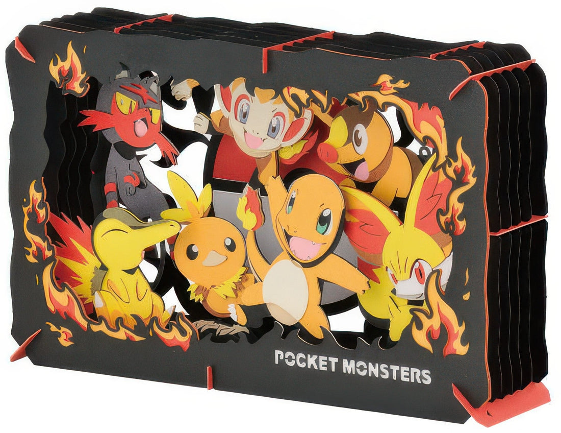 ensky-pt-l07-pokemon-paper-theater-large-fire-type-crafts