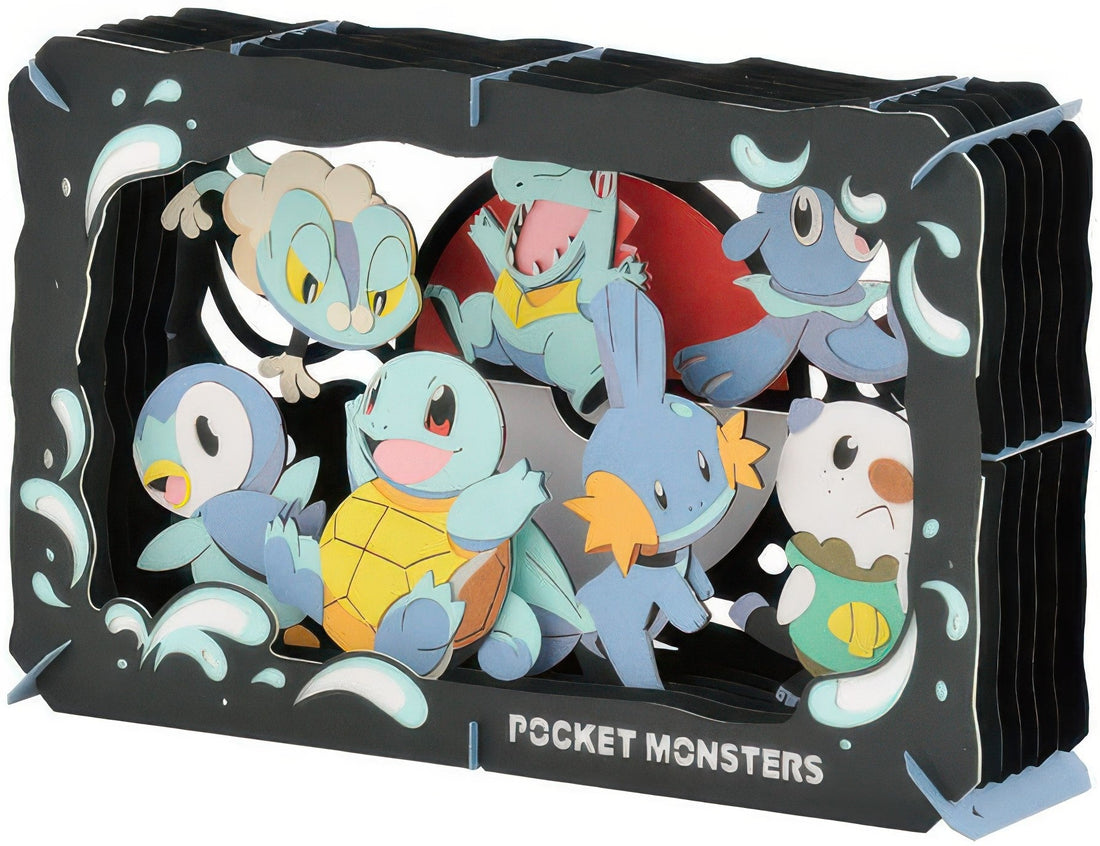 ensky-pt-l08-pokemon-paper-theater-large-water-type-crafts