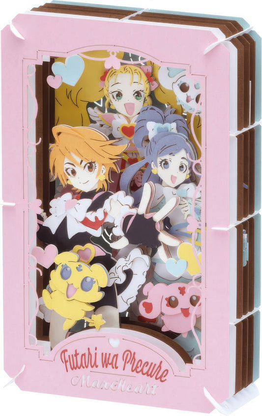 Ensky PT-L58　Futari wa Pretty Cure • Paper Theater Large / Max Heart Pretty Cure　Crafts