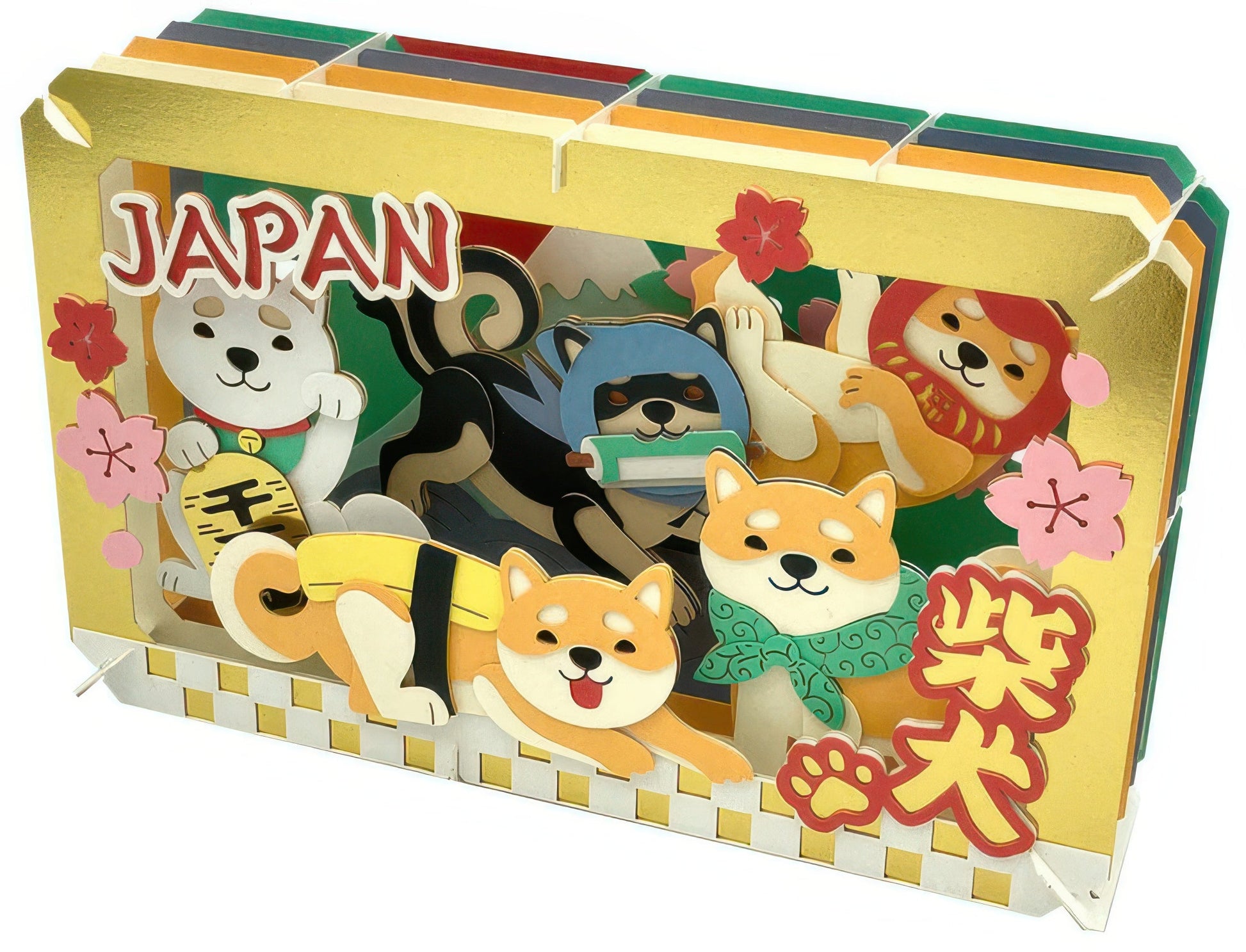 ensky-pt-l65-paper-theater-large-lots-of-shiba-inu-crafts