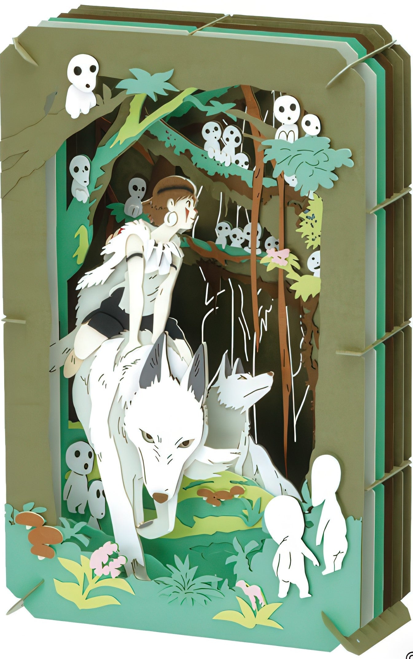 ensky-pt-l80-princess-mononoke-the-forest-paper-craft