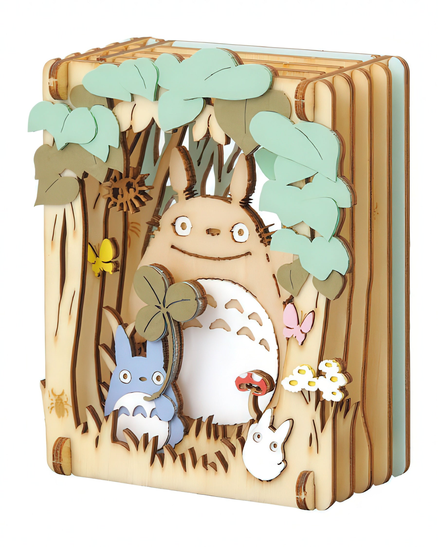 ensky-pt-w03-my-neighbor-totoro-paper-theater-wood-moment-under-a-shade-wood-crafts