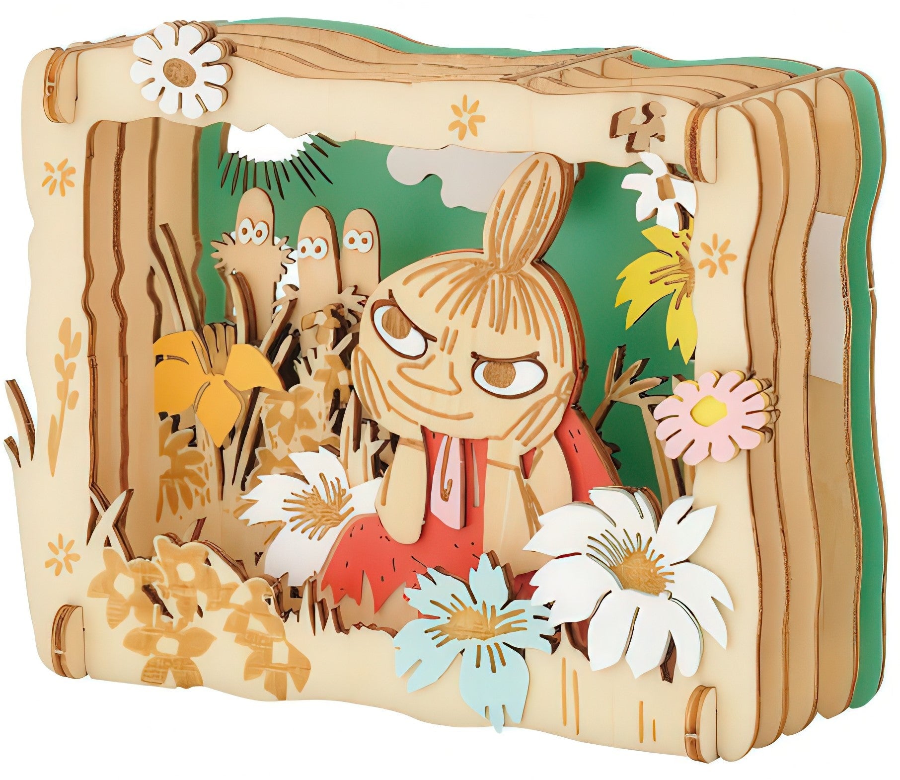 ensky-pt-w08-moomin-paper-theater-wood-flower-field-little-my-wood-crafts