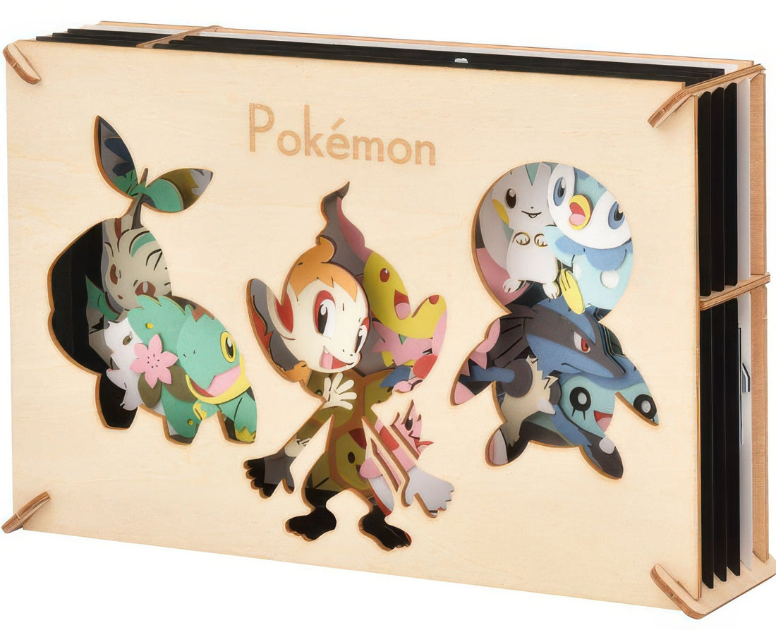 ensky-pt-wl15-paper-theater-wood-large-sinnoh-region-pokemon-wood-crafts