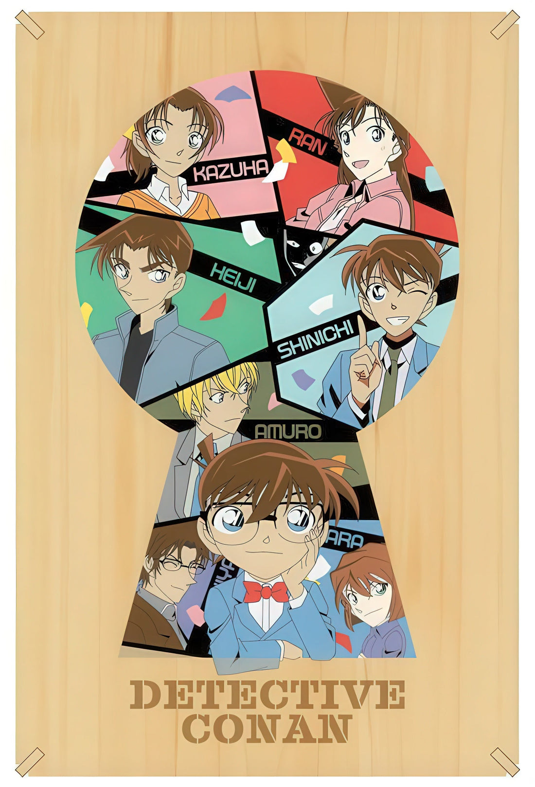 ensky-pt-wl17-detective-conan-paper-theater-wood-large-a-detective-and-reliable-companion-wood-crafts