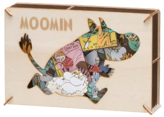 Ensky PT-WL22　Paper Theater Wood Large / Moomin　Wood Crafts