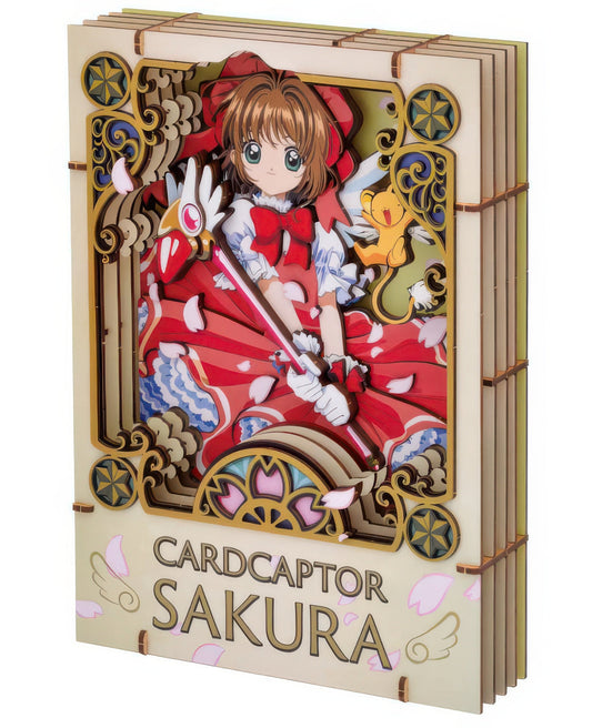 Ensky PT-WP08　Cardcaptor Sakura • Paper Theater Wood Premium / Birth of Cardcaptor　Wood Crafts