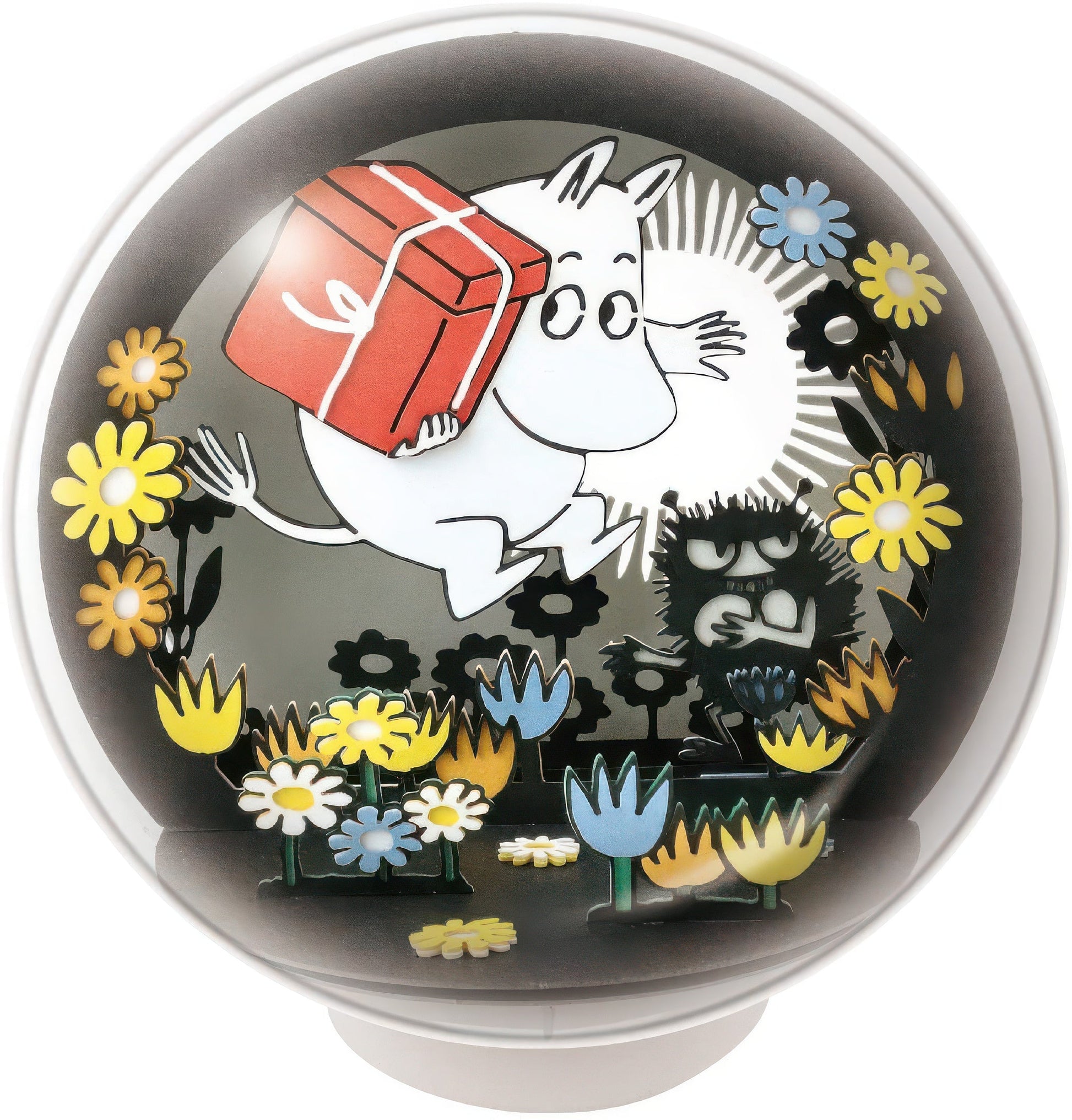 ensky-ptb-09-paper-theater-ball-moomin-and-stinky-crafts