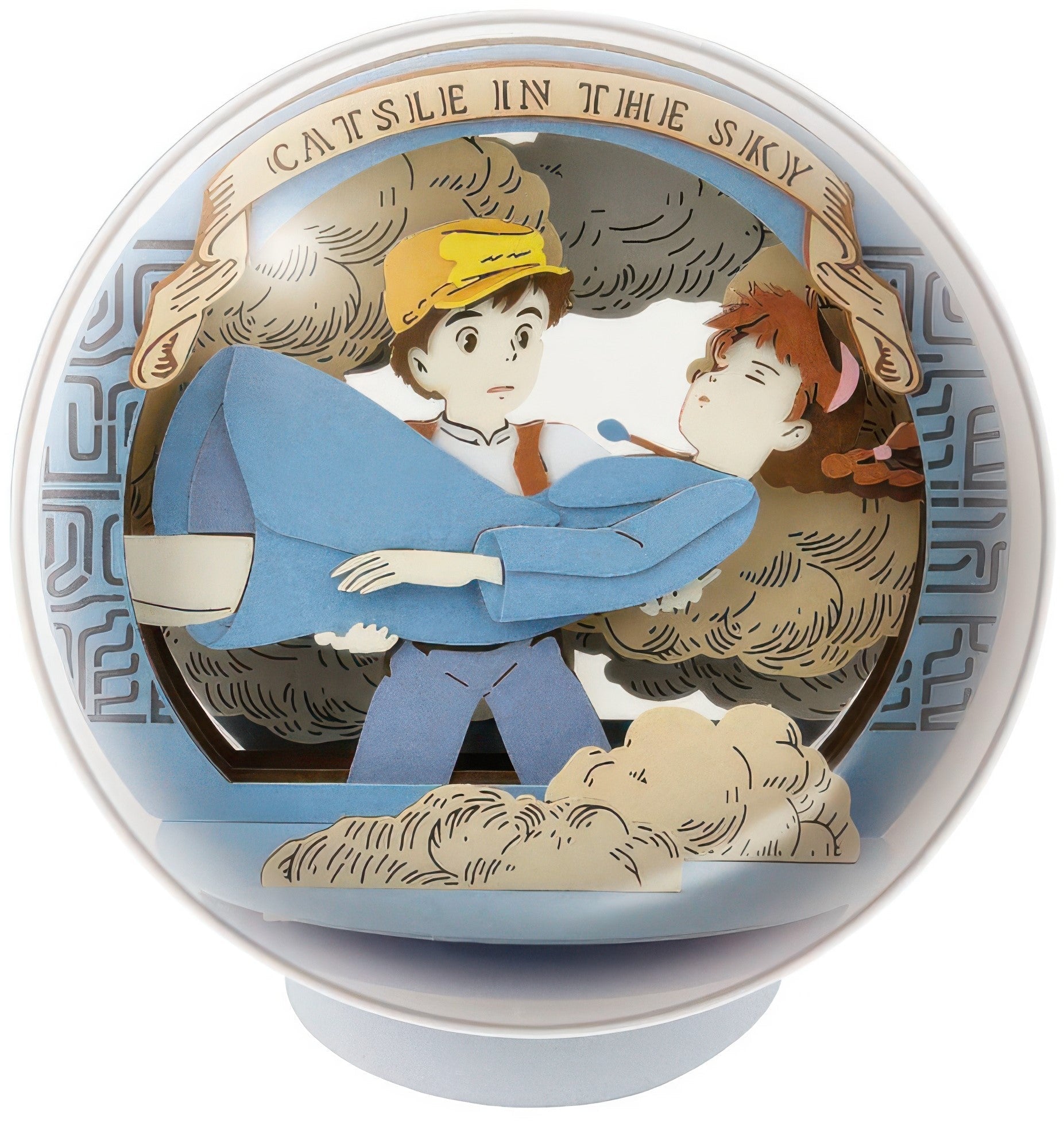 ensky-ptb-11-castle-in-the-sky-paper-theater-ball-encounter-with-a-girl-crafts