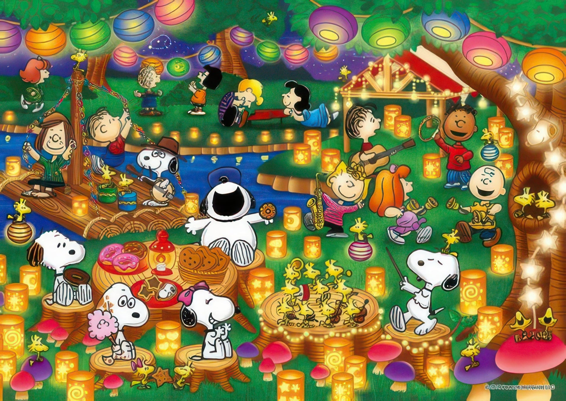 epoch-03-042-peanuts-lantern-party-108-pieces-jigsaw-puzzle