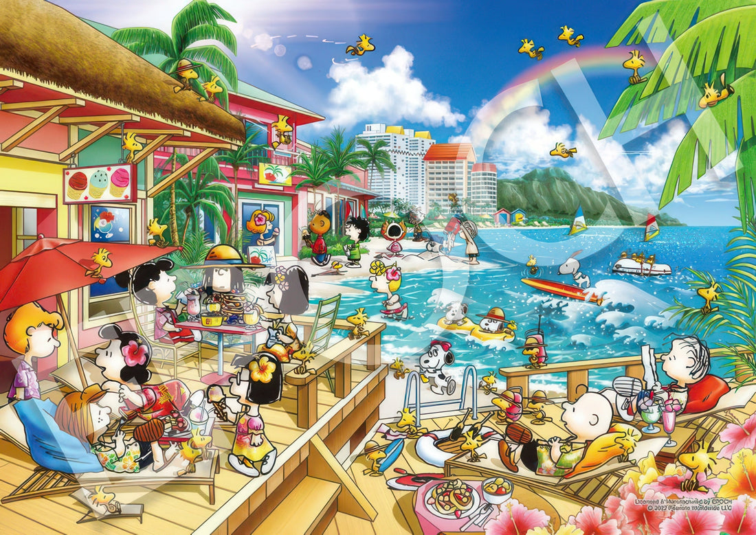 epoch-03-078-peanuts-beach-resort-108-pieces-jigsaw-puzzle