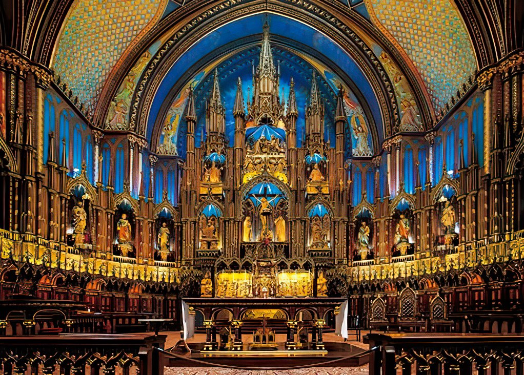 Epoch • Scenery • Golden Notre-Dame Basilica, Canada　500 PCS　Jigsaw Puzzle