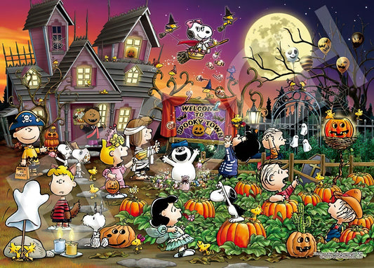 Epoch â€¢ Peanuts â€¢ Halloween Nightã€€500 PCSã€€Jigsaw Puzzle