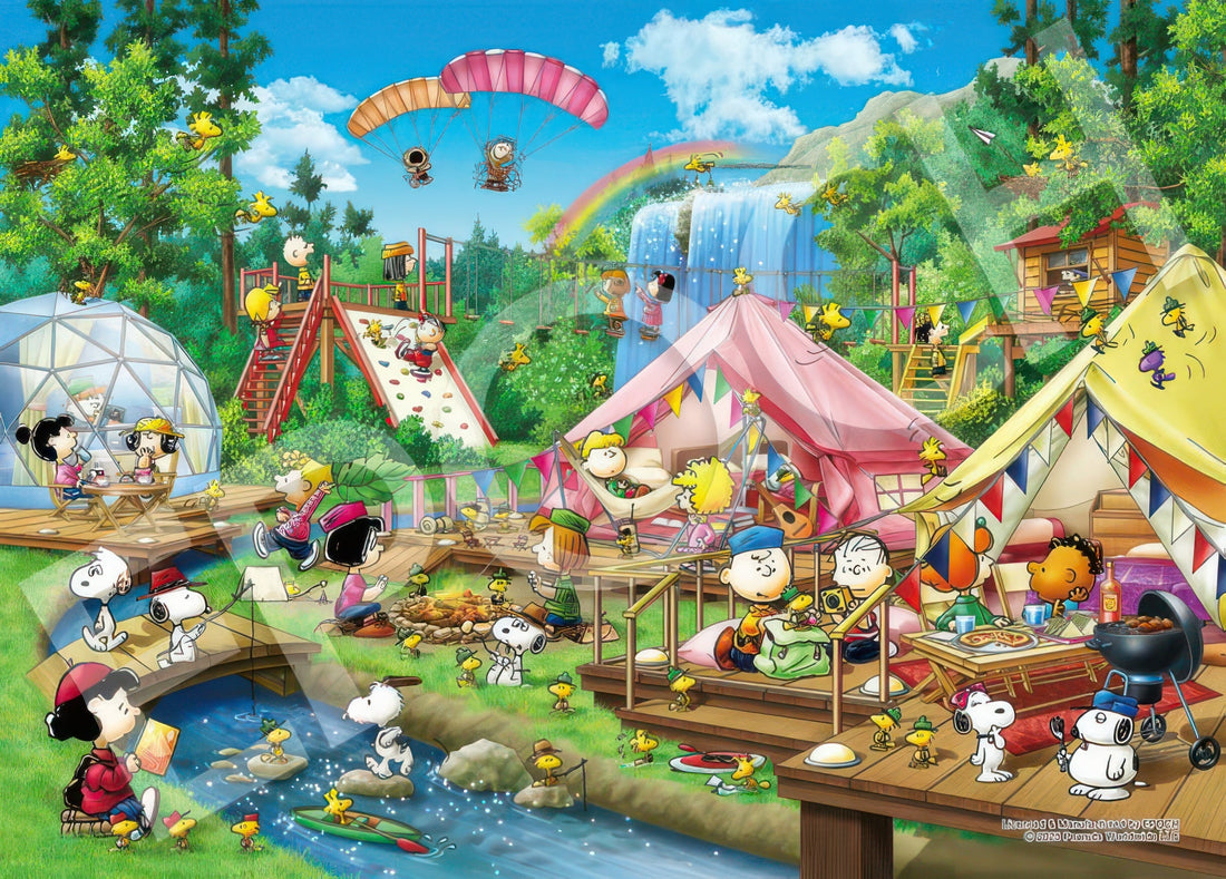 epoch-06-706-[snoopy]-snoopy-glamping-500-pieces-jigsaw-puzzle