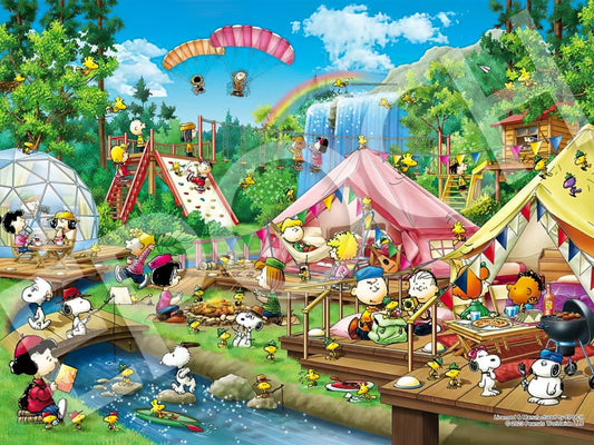 Epoch • Peanuts • Snoopy Glamping　500 PCS　Jigsaw Puzzle