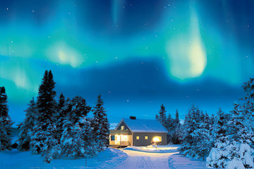 Epoch • Scenery • Mysterious Night Aurora, Sweden　1000 PCS　Jigsaw Puzzle
