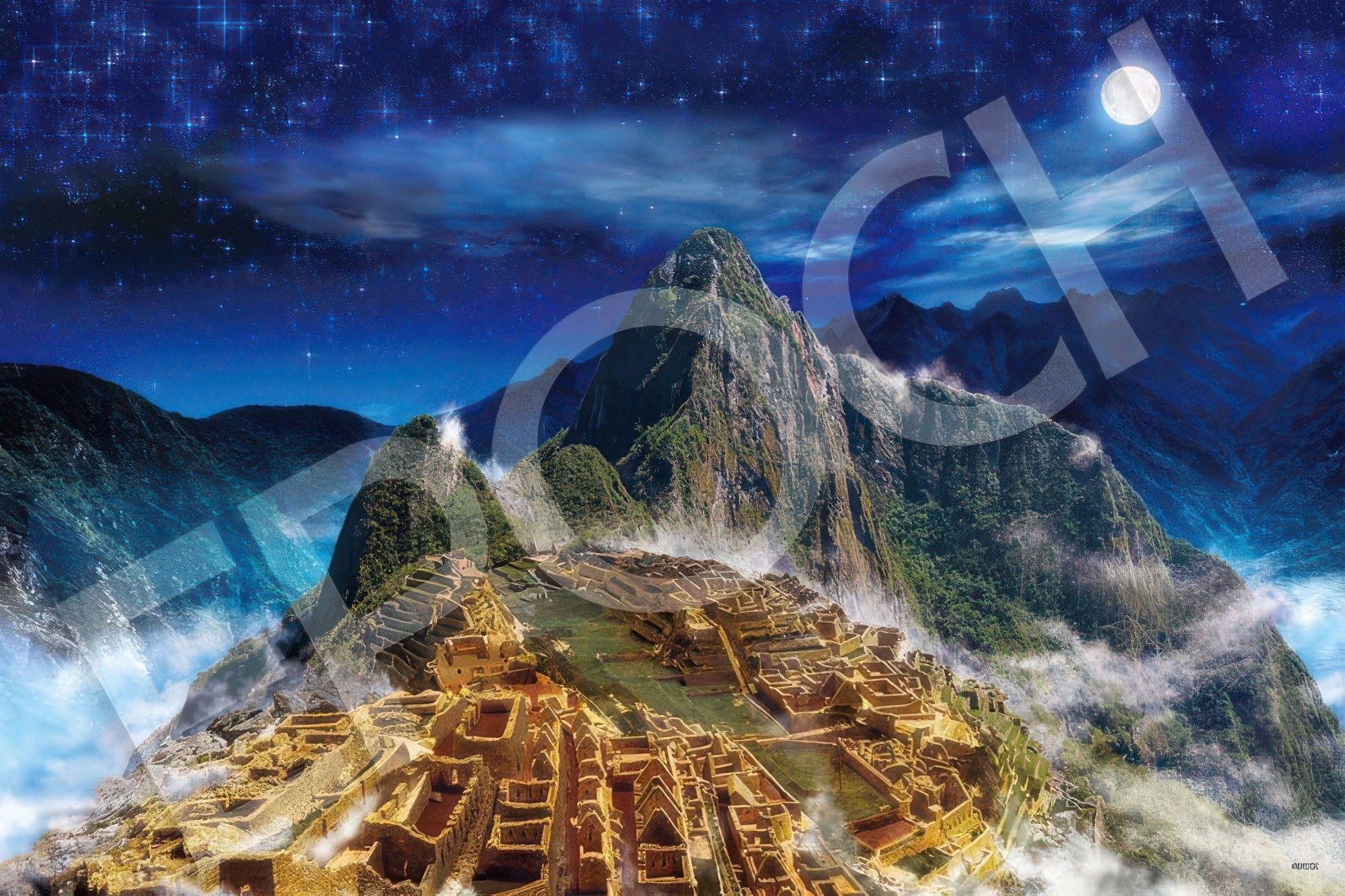 epoch-09-021-scenery-starry-sky-machu-picchu-1000-pieces-jigsaw-puzzle