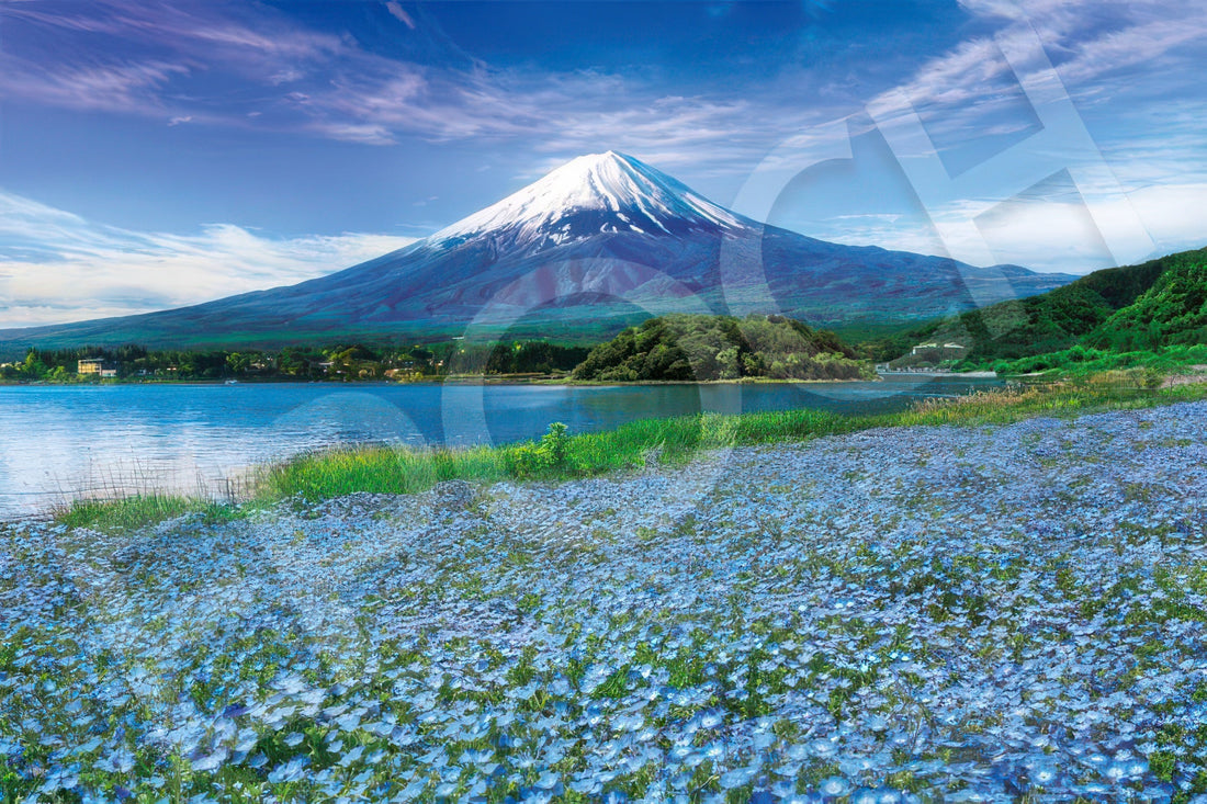 epoch-09-040-scenery-blooming-nemophila-and-mount-fuji-yamanashi-1000-pieces-jigsaw-puzzle