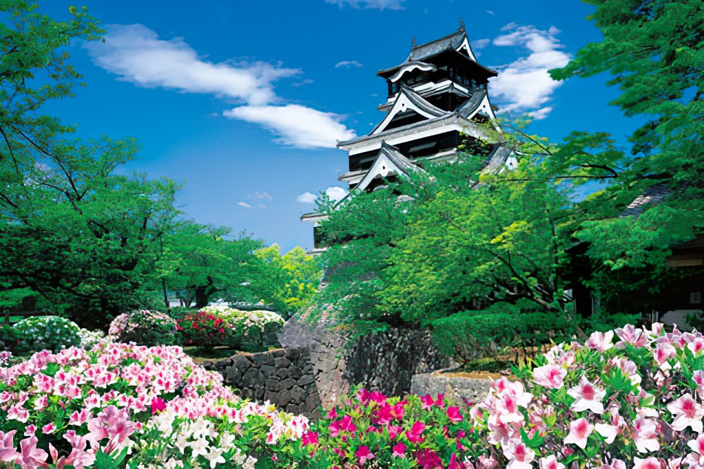 Epoch • Scenery • Kumamoto Castle, Kumamoto　1000 PCS　Jigsaw Puzzle