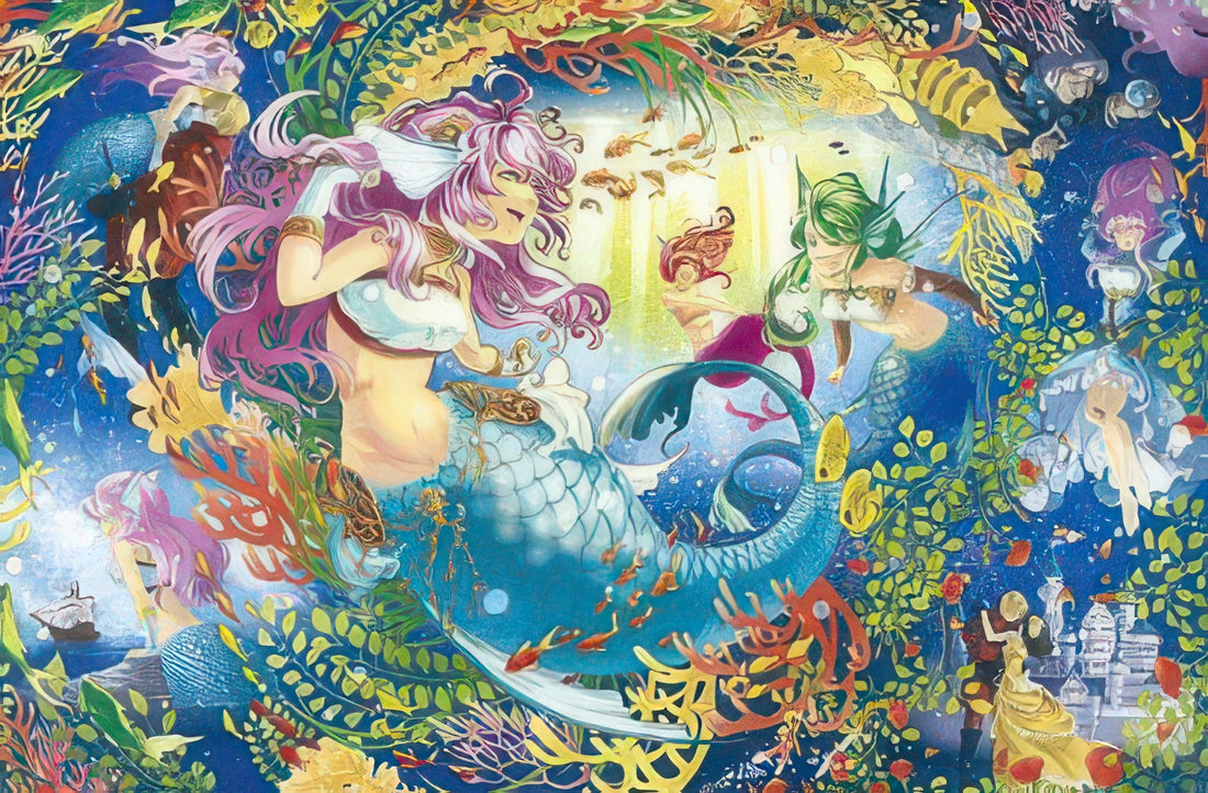 epoch-11-439-story-of-the-little-mermaid-1000-pieces-jigsaw-puzzle