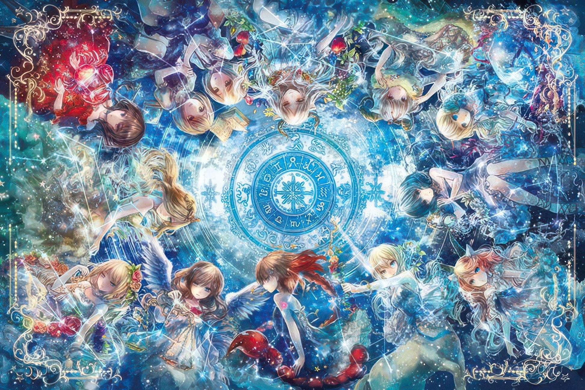 epoch-12-042-tale-of-the-12-zodiac-signs-1000-pieces-jigsaw-puzzle