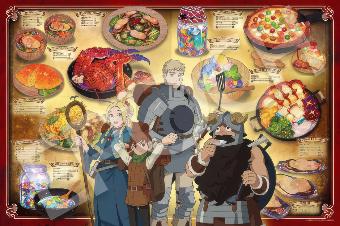 epoch-12-613-delicious-in-dungeon-adventurer-s-recipe-book-1000-pieces-jigsaw-puzzle