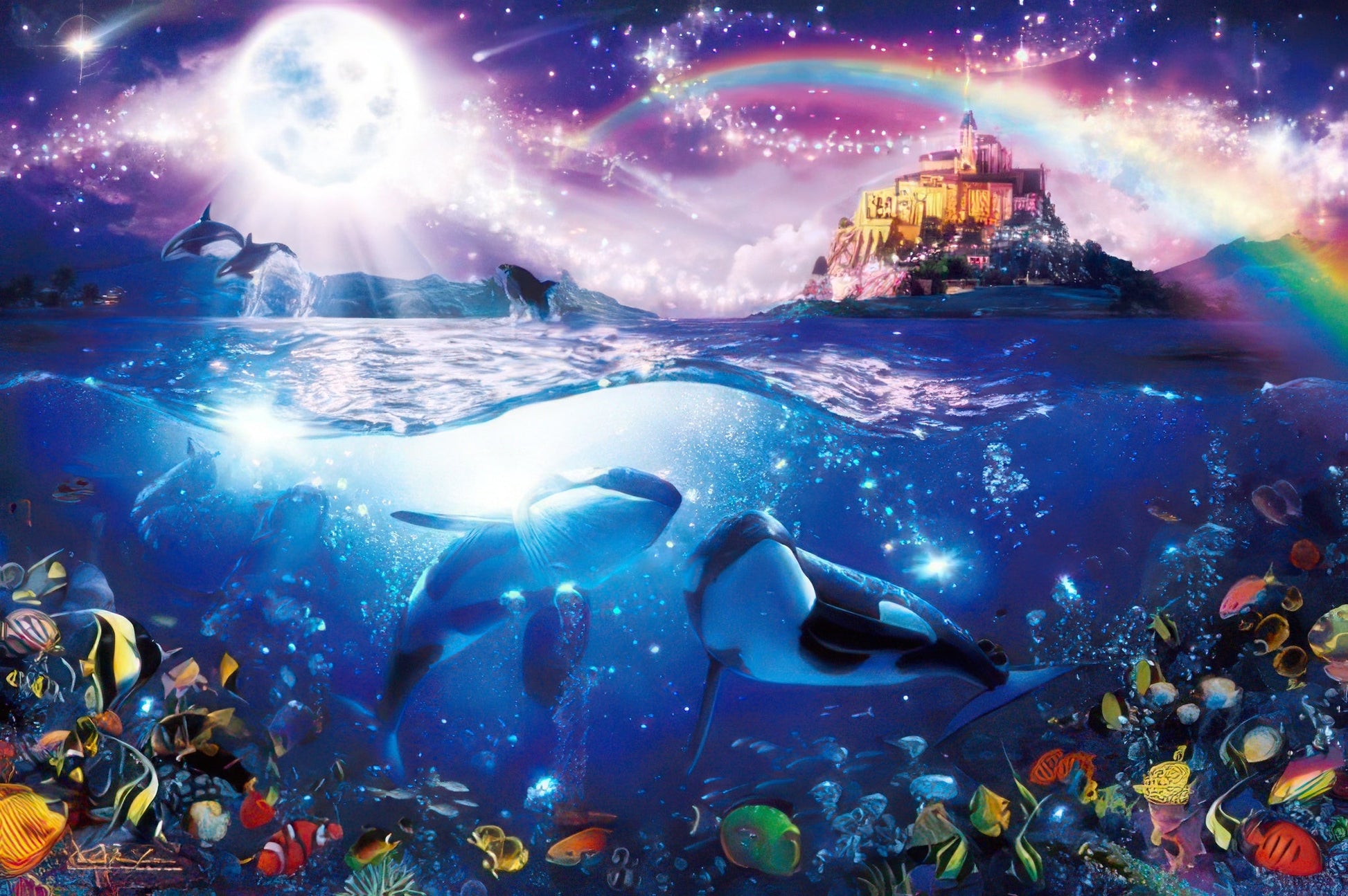 epoch-13-012-animal-paternoster-rainbow-1000-pieces-jigsaw-puzzle