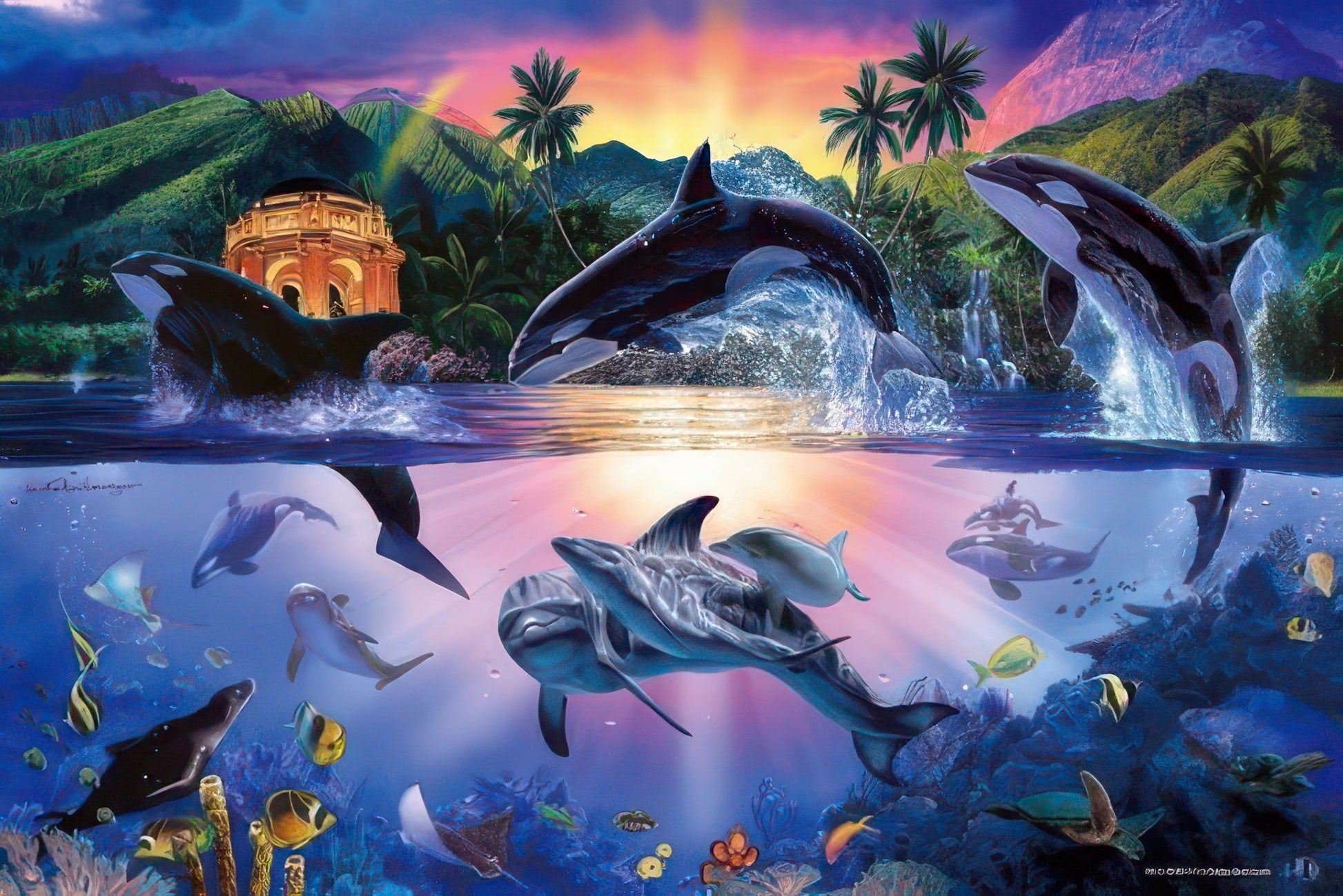 epoch-13-015-animal-orca-world-ii-1000-pieces-jigsaw-puzzle