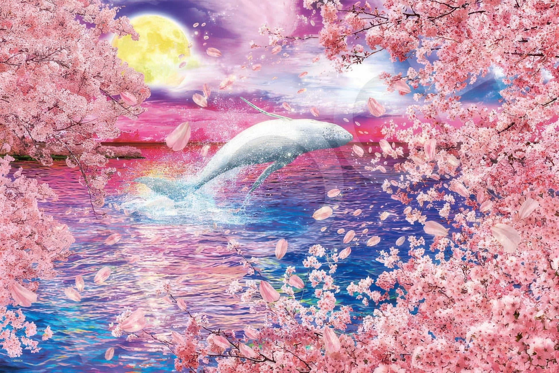 epoch-13-047-animal-sakura-miracle-1000-pieces-jigsaw-puzzle