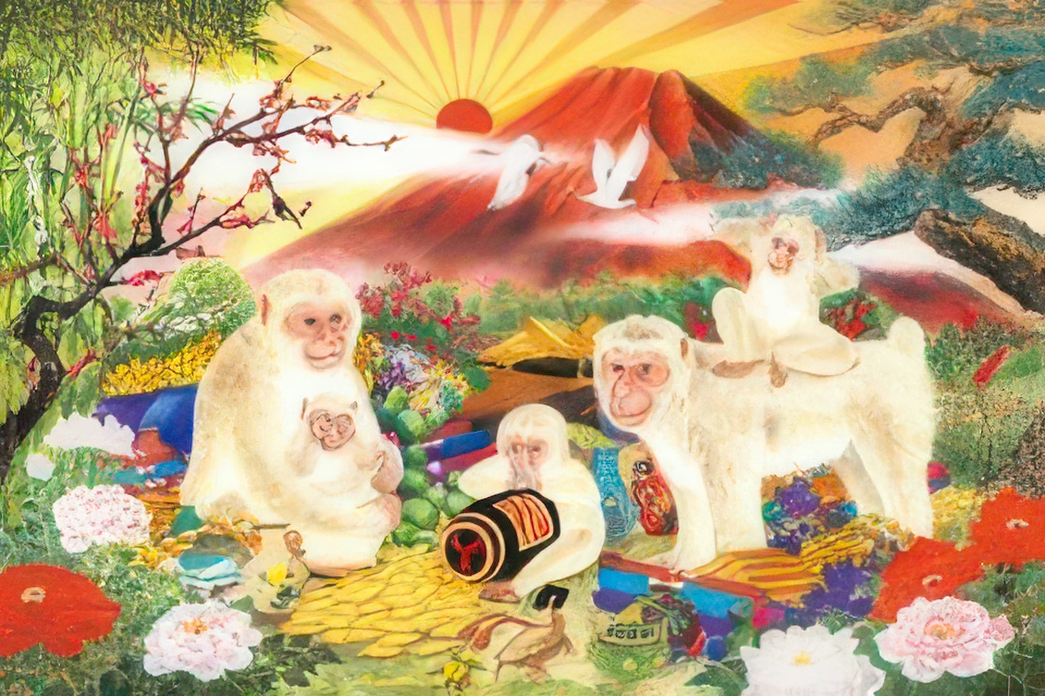 epoch-15-078-lucky-senbun:-monkey-1500-pieces-jigsaw-puzzle