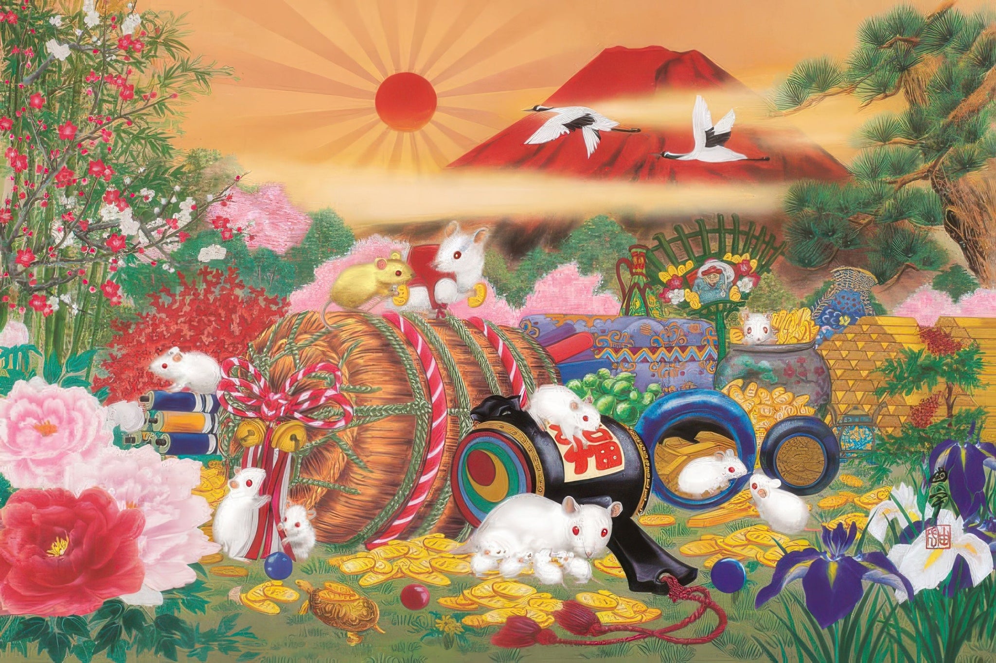 epoch-15-084-lucky-zodiac-sign-of-the-rat-1500-pieces-jigsaw-puzzle