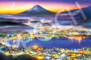 Epoch • Scenery • Mt. Fuji Floating in the City Lights　2016 PCS　Jigsaw Puzzle