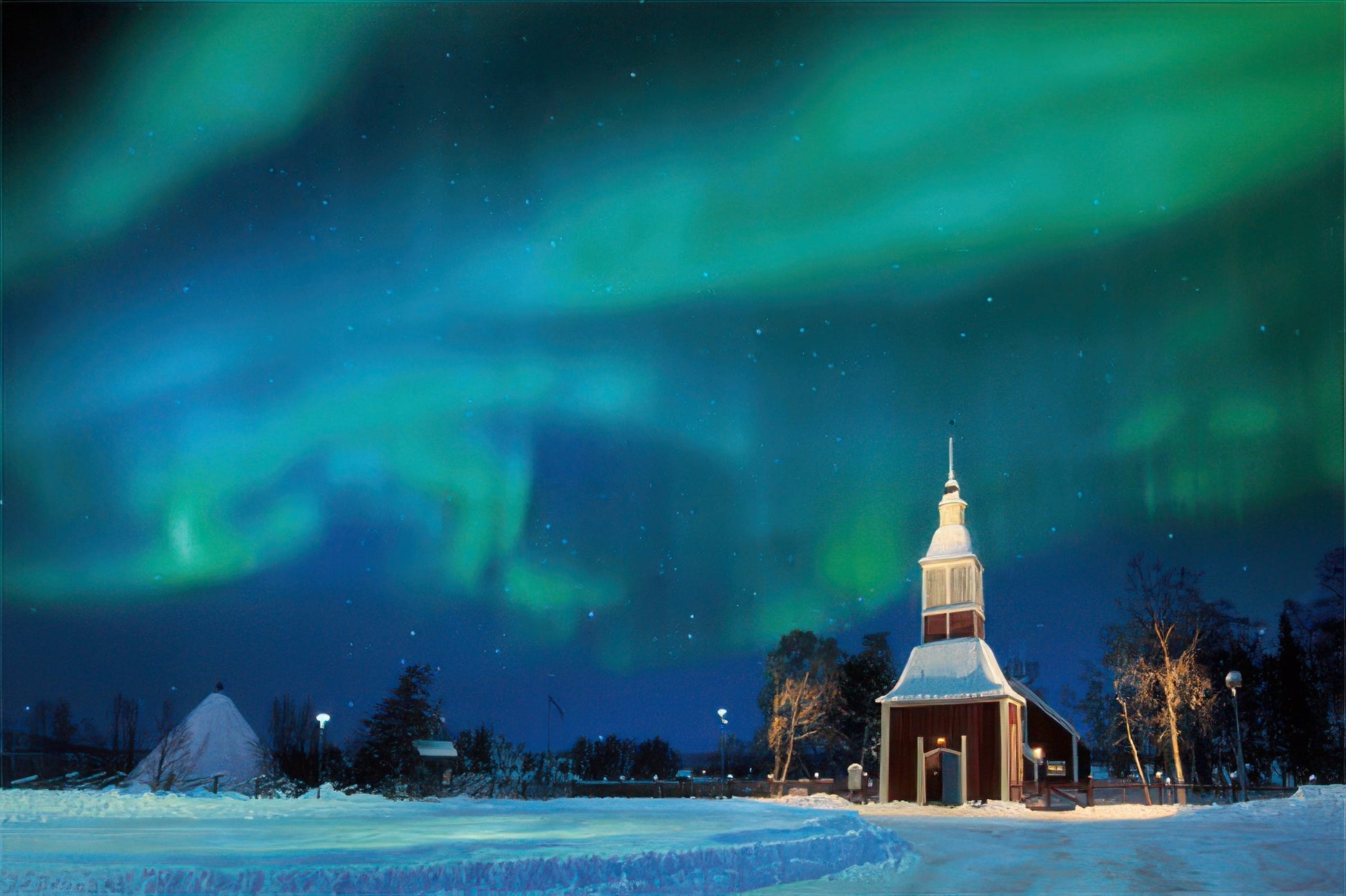 epoch-23-561-scenery-aurora-and-silver-church-sweden-2016-pieces-jigsaw-puzzle